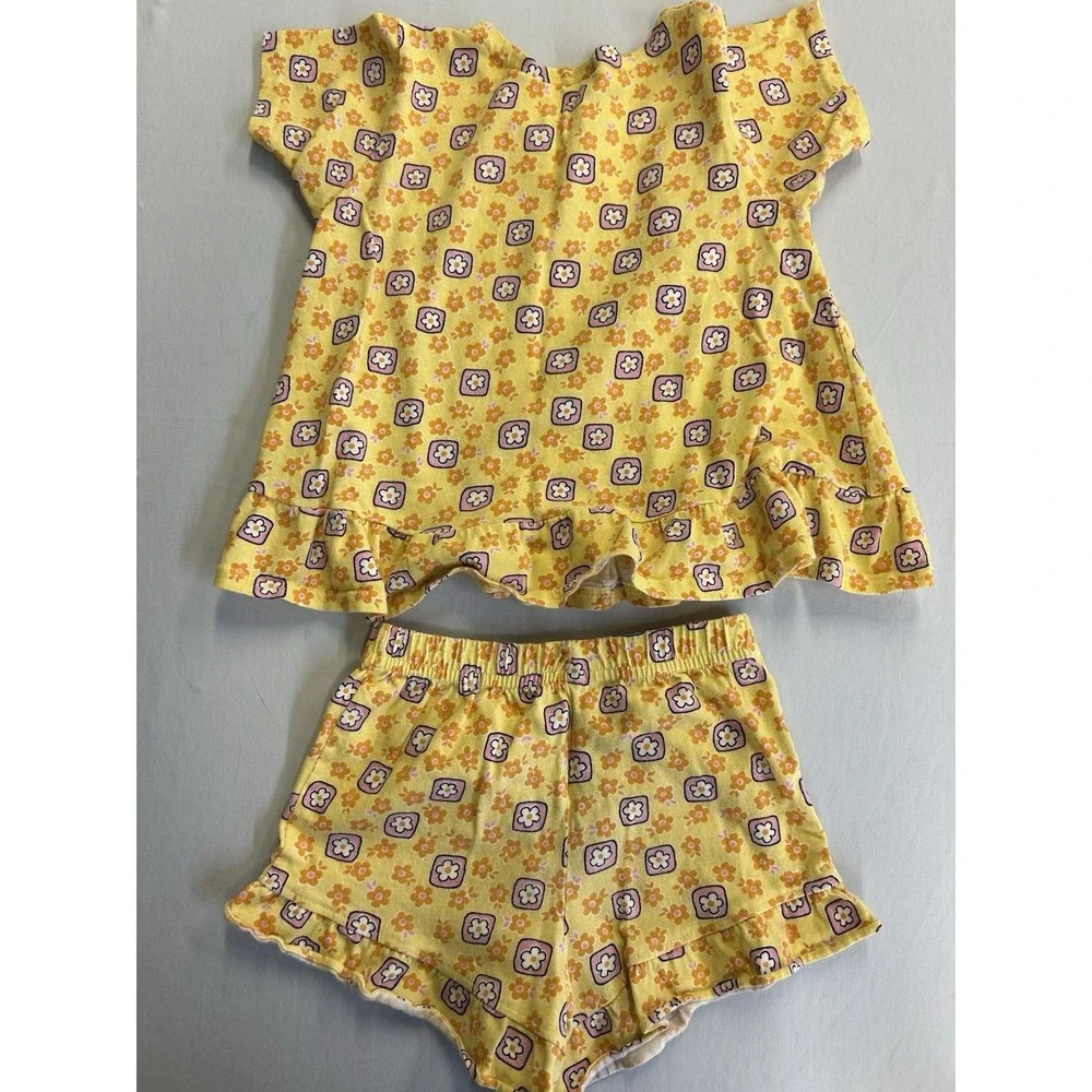 Vintage Cats Meow 2 Pc Toddler Set Size 4T Top & Bottoms Made In USA